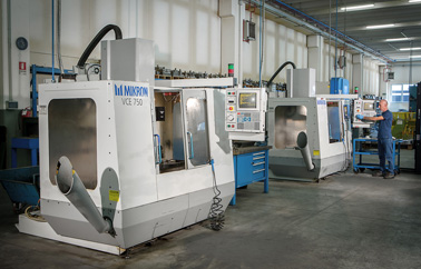 Our two Mikron VCE 750 milling machines