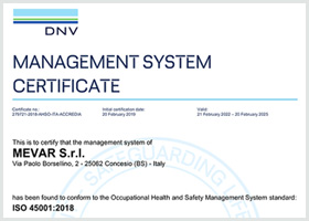ISO 45001:2018 certification