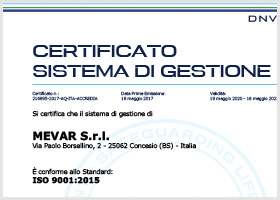 Certificazione UNI EN ISO 9001:2015