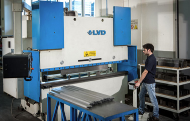 LVD press brake processing phase