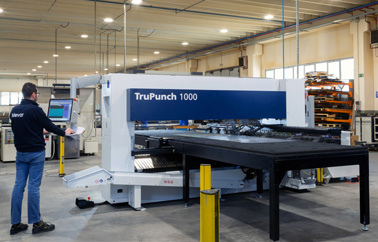 Our Trumatic 2000R punching machine